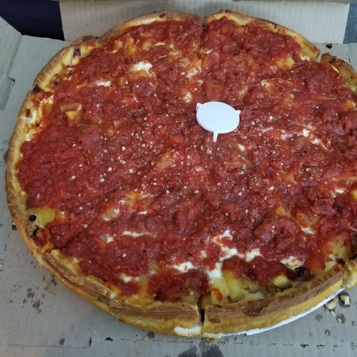 Chicago Style Deep Dish Pizza