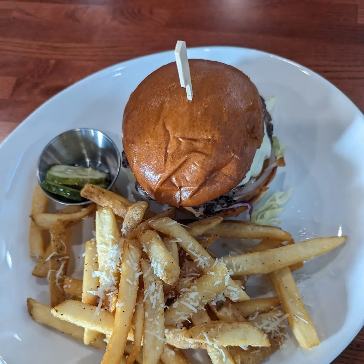 Burger and Fries