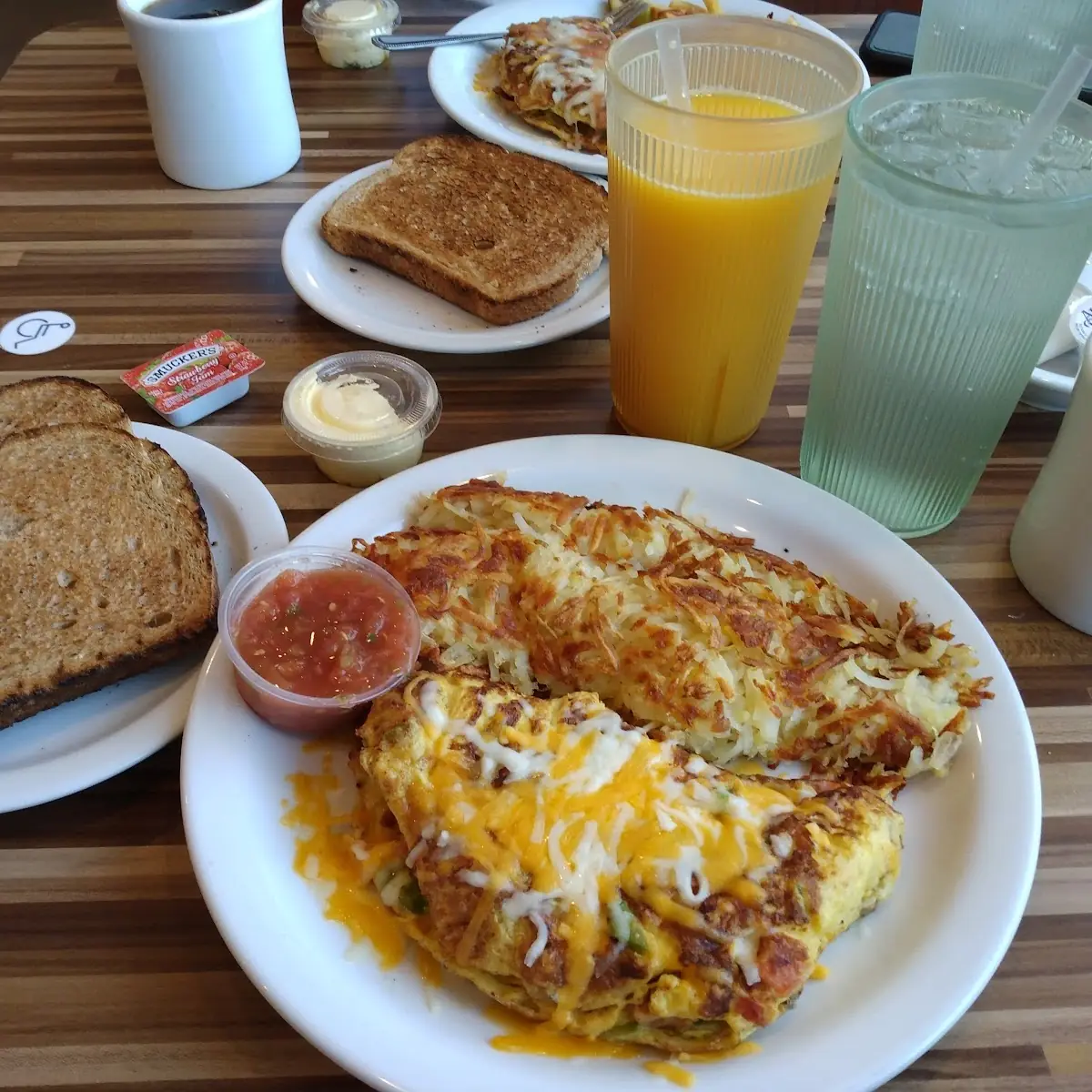 Melting Pot Omelette Hash Brown