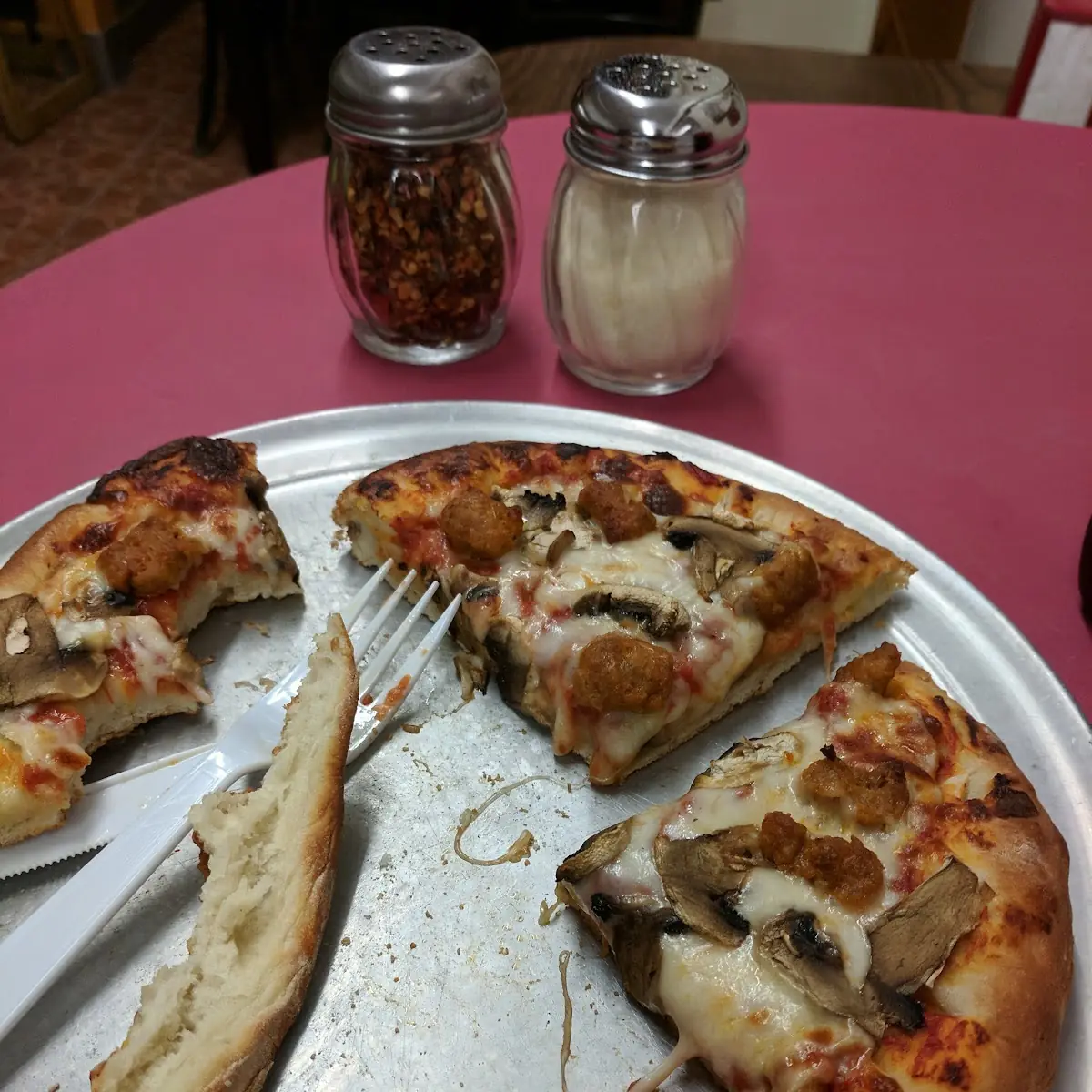 Ham and Mushroom Pizza