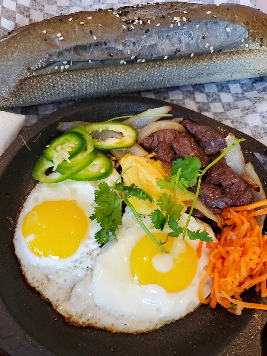 Beef Steak with Egg Sub - 11, BánhMì SUB