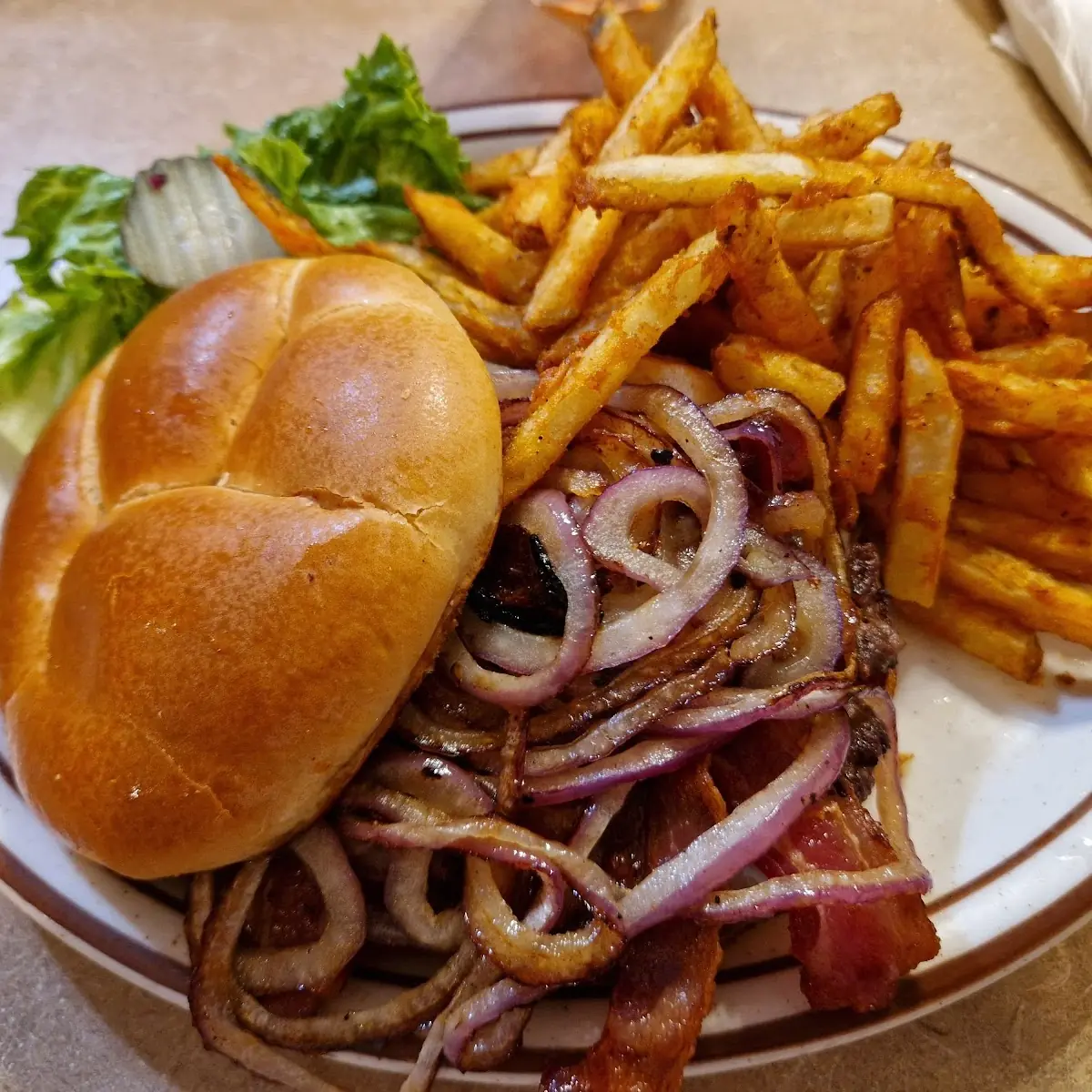 Bacon Swiss Burger
