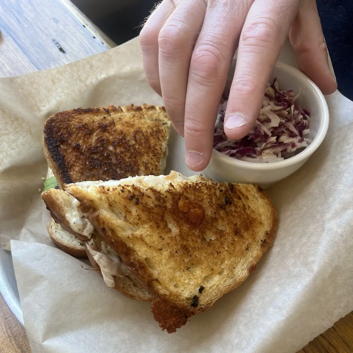 Brisket Grilled Cheese