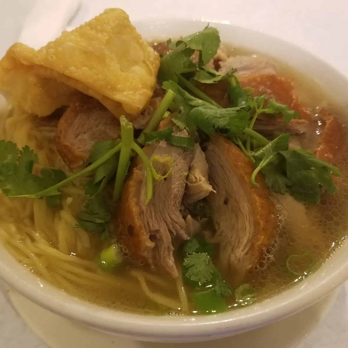 Roast Duck Noodle Soup