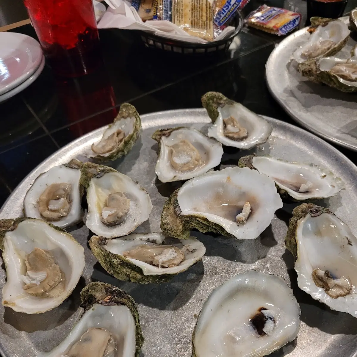 Steamed Oysters on the Half Shell