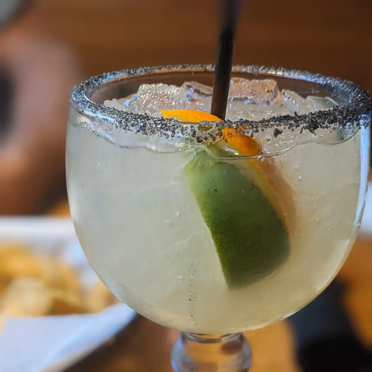 Frozen Mango Margarita with Salt