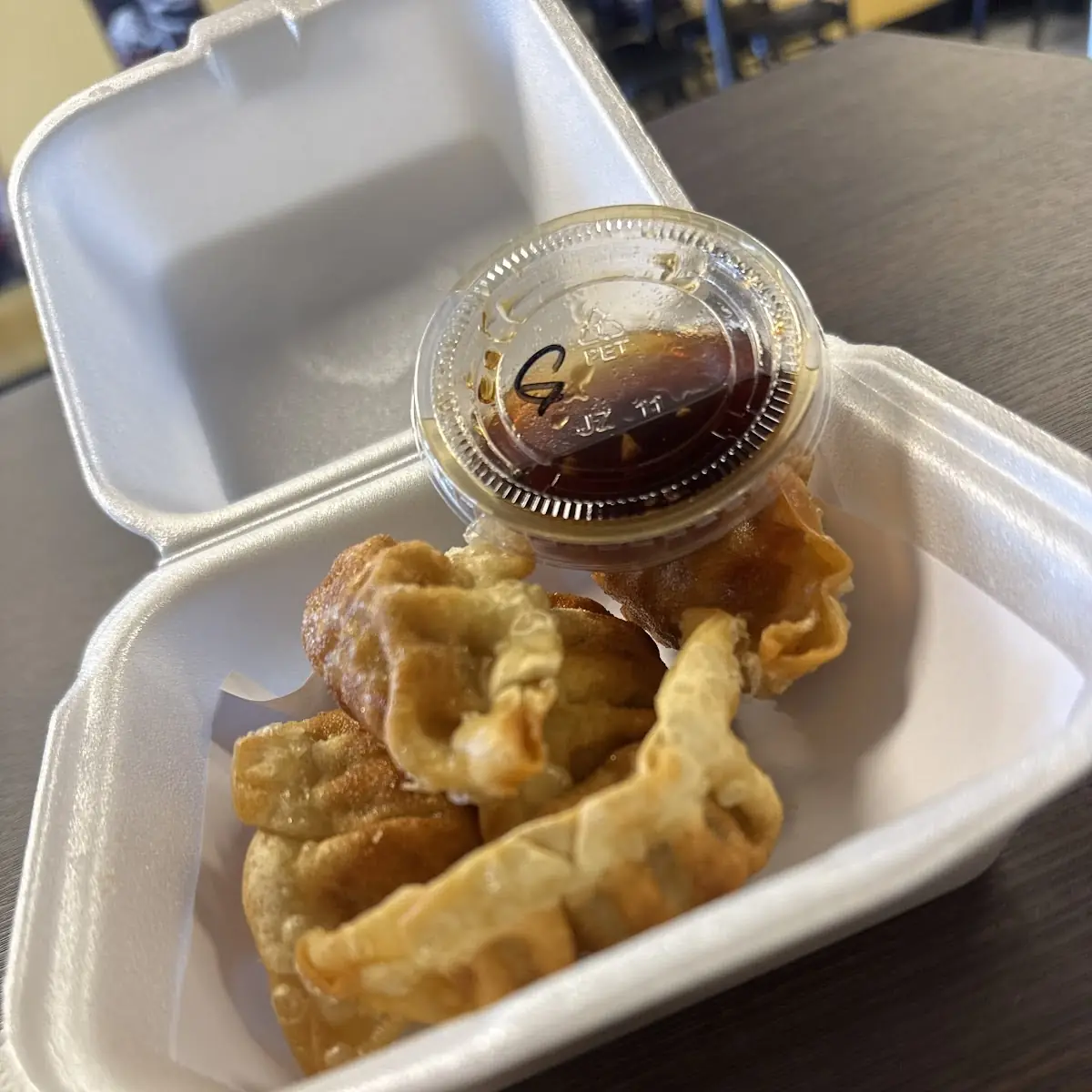 Fried Dumplings with Dipping Sauce