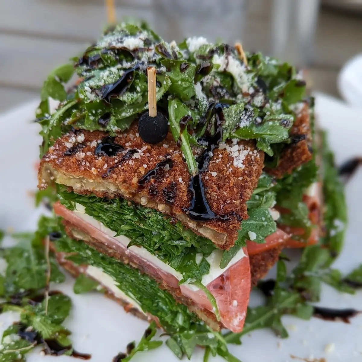 Crispy Eggplant Salad