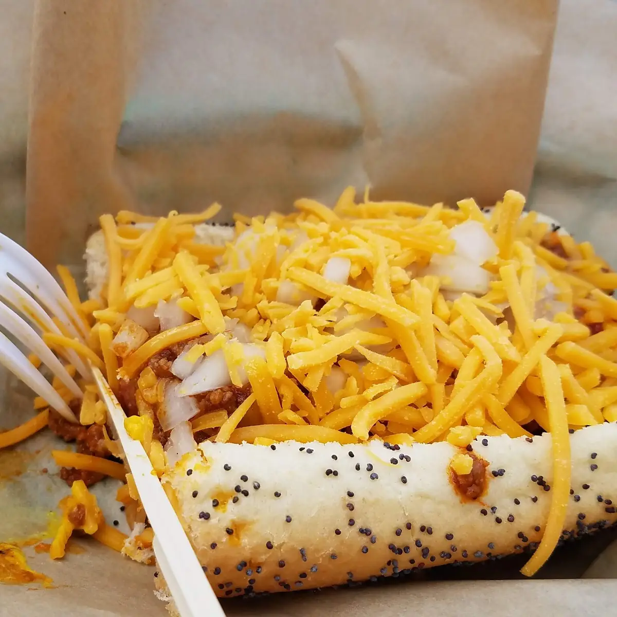 Chili Dog Add Onions