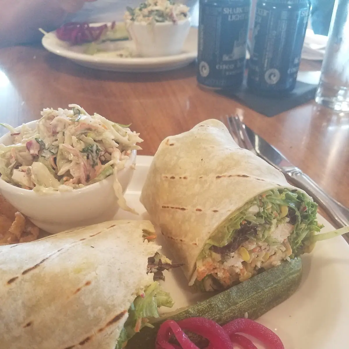 Chopped Chicken Wrap