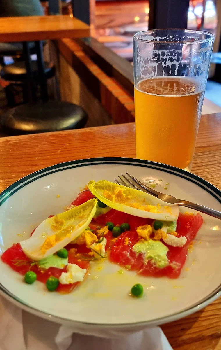 Yellowing Tuna Crudo