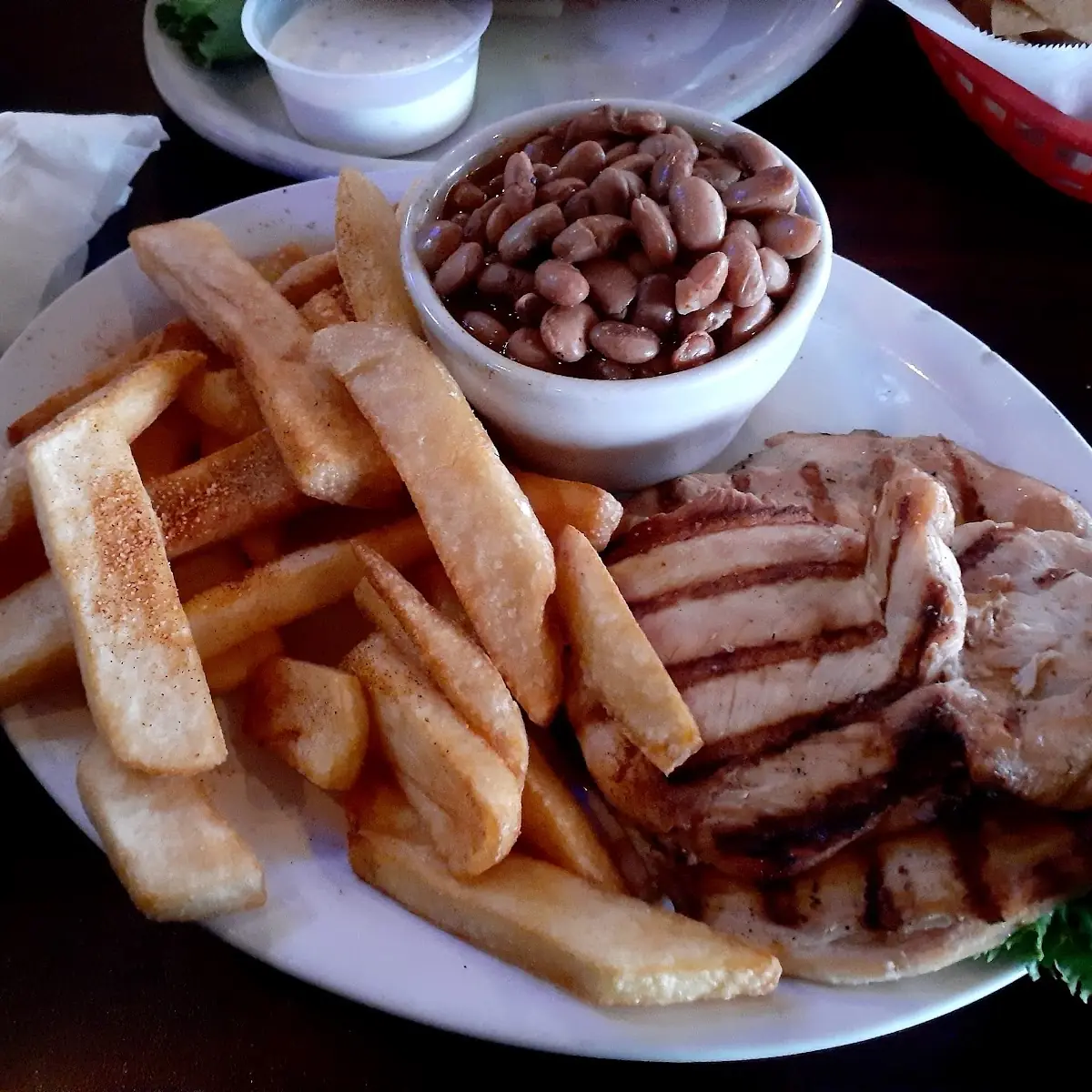 Potato Salad Steak Fries