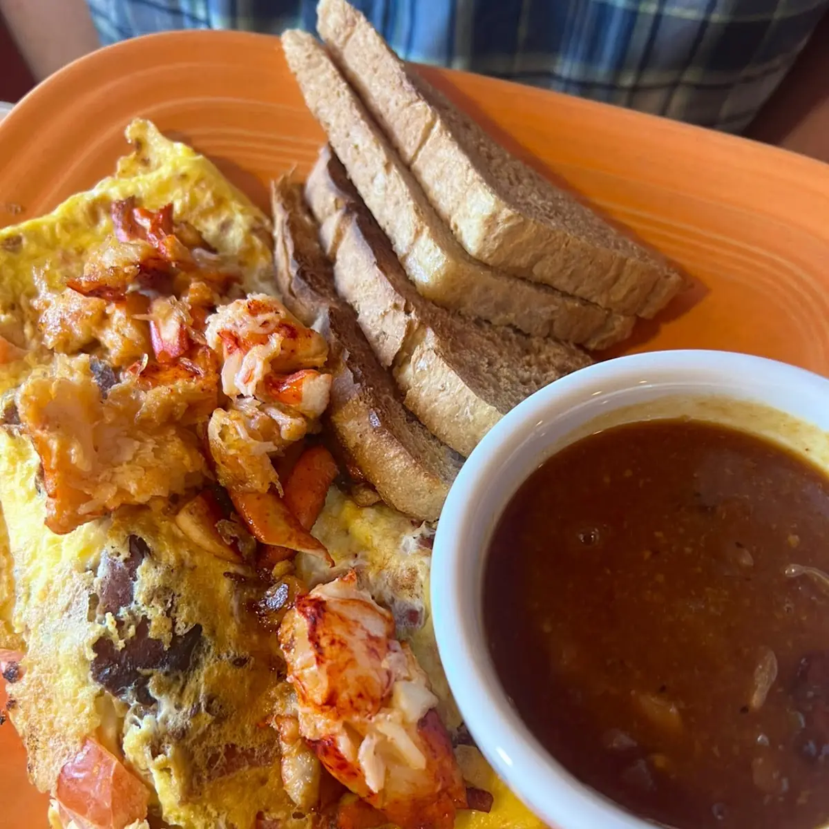 Bacon Cheese Burger Omelet