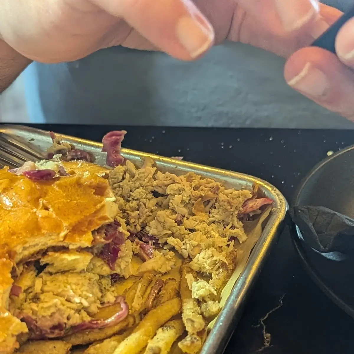 Jerk Pulled Chicken Sandwich