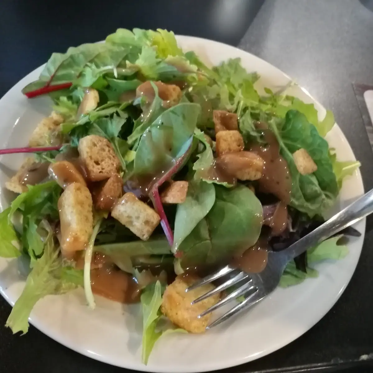 Chicken Stew with Green Salad