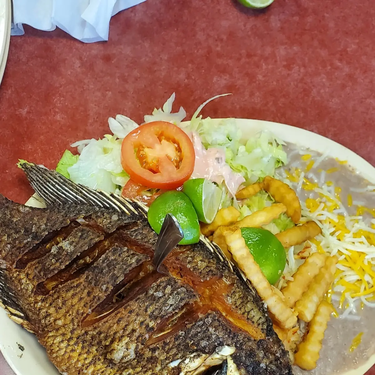 Mojarra Frita Whole Fish