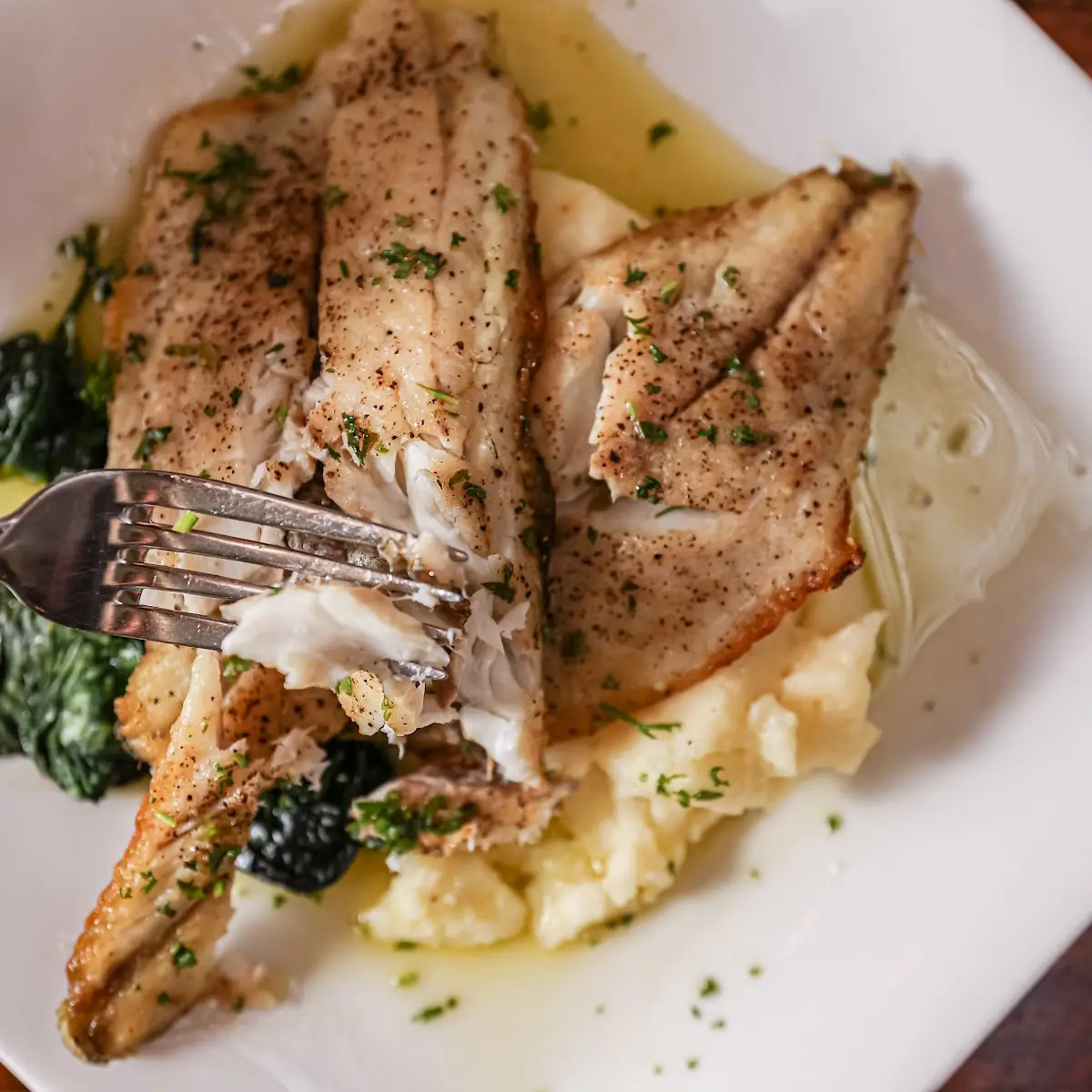 Pan Seared Branzino