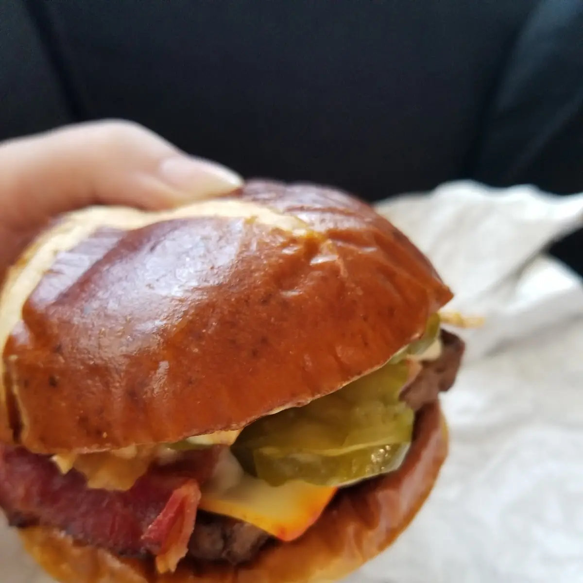 Bacon Beer Cheese Pub Burger