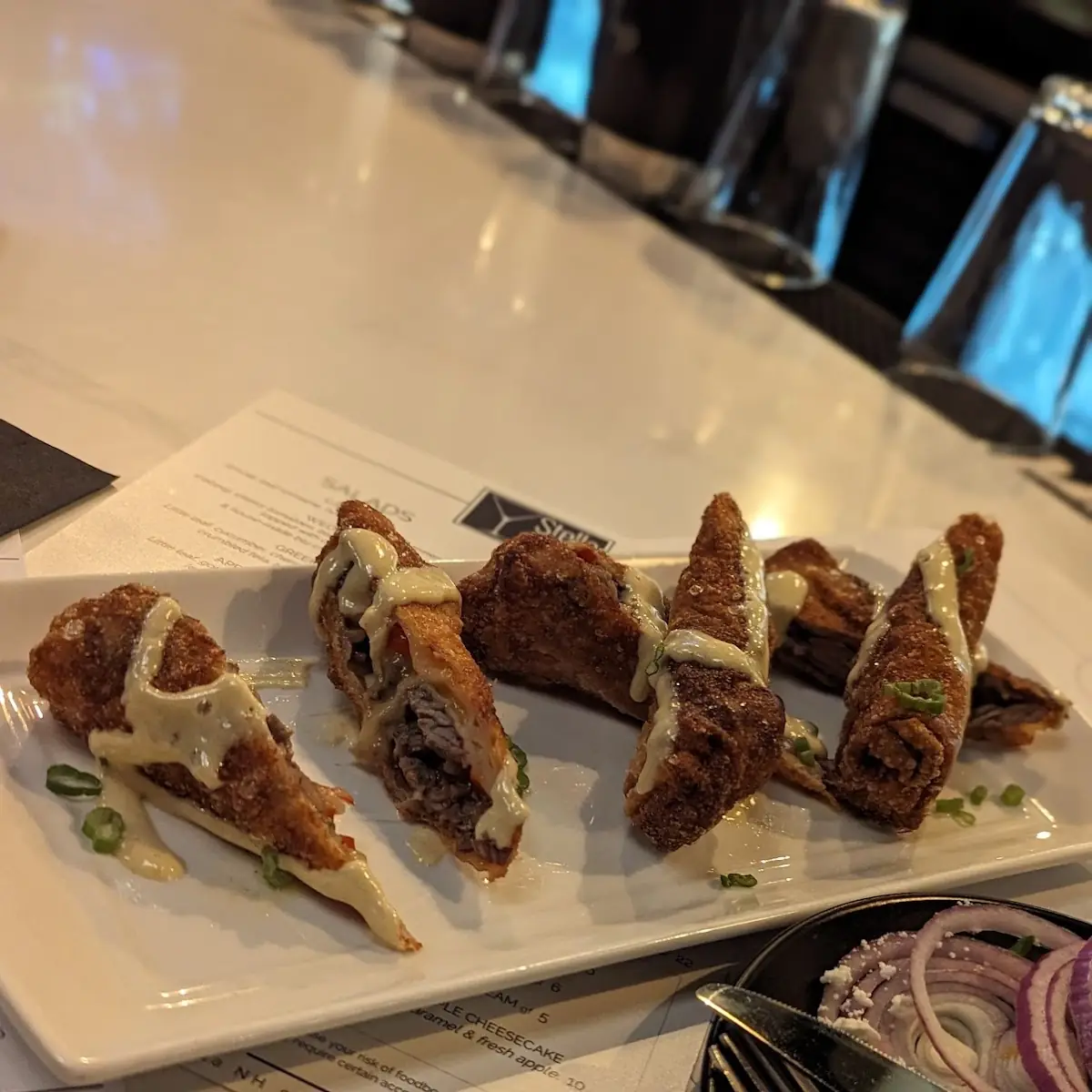 Steak and Cheese Egg Rolls