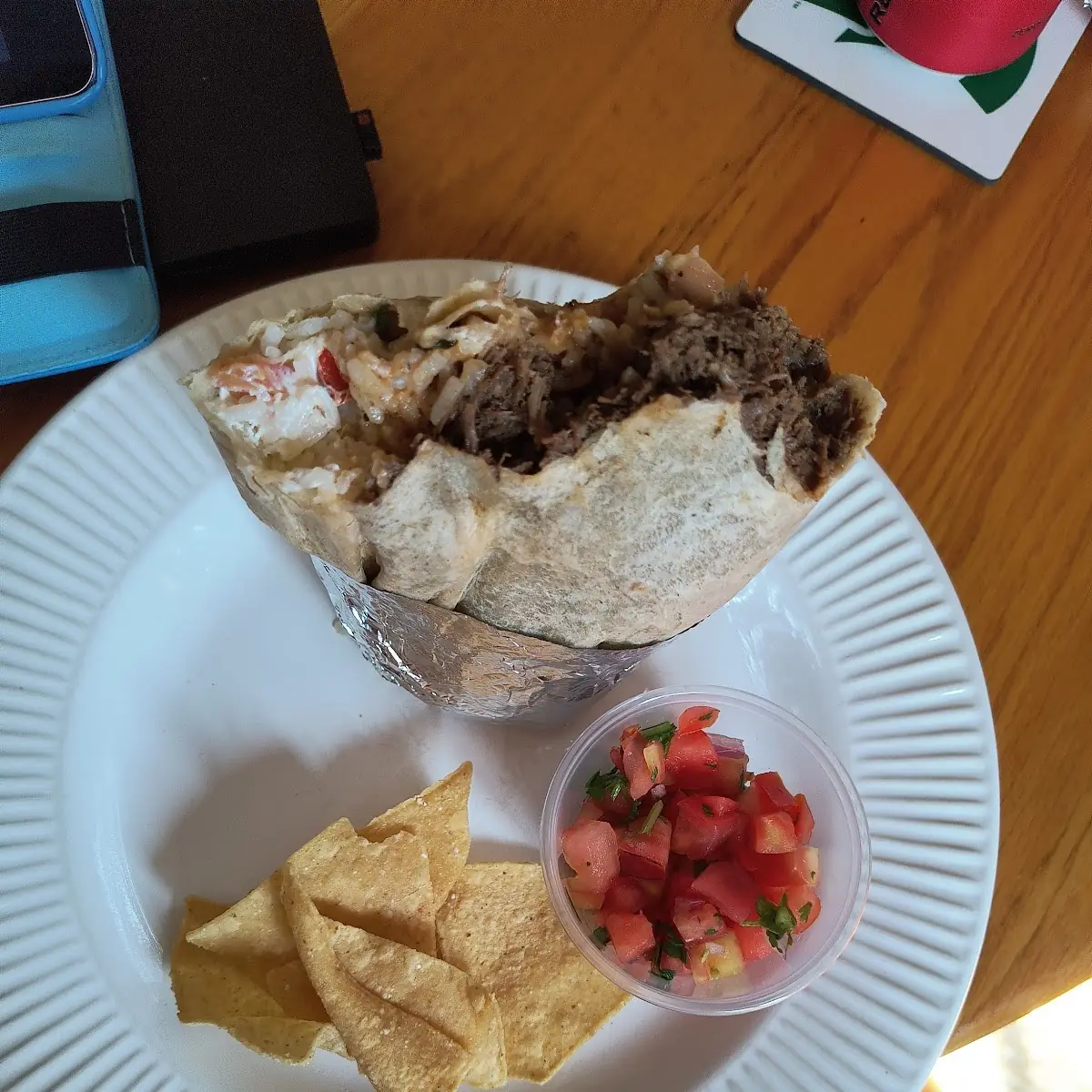 Barbacoa Beef Burrito