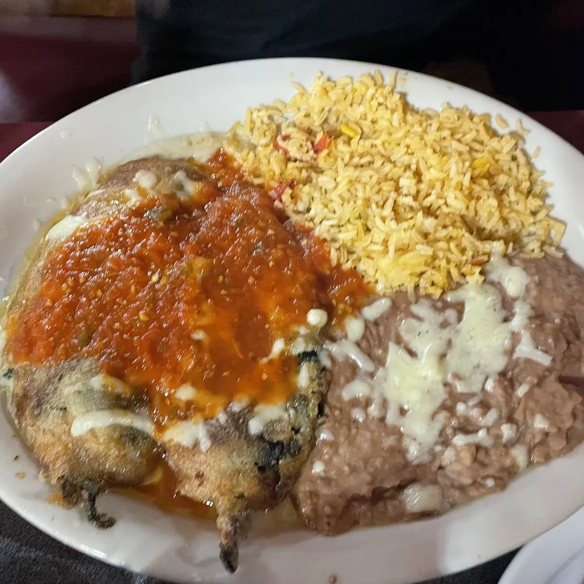 Enchilada Chile Relleno Rice And