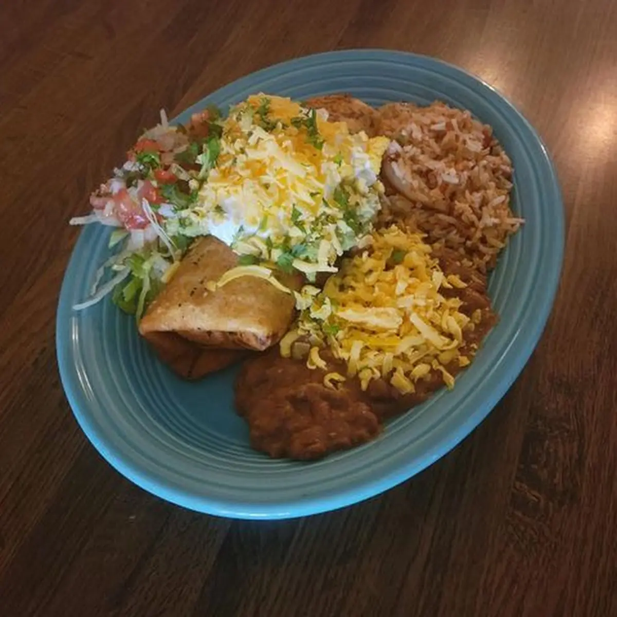 Rice and Refried Beans