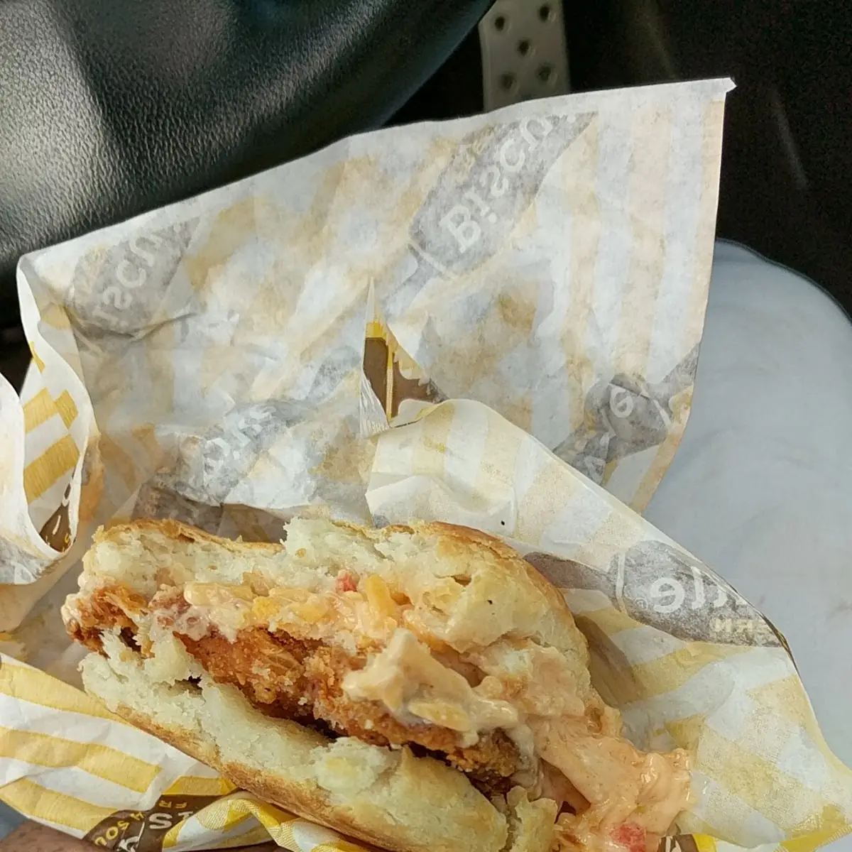 Chicken Pimento Cheese Biscuit
