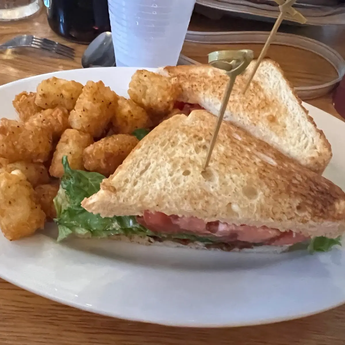 blt with Tater Tots