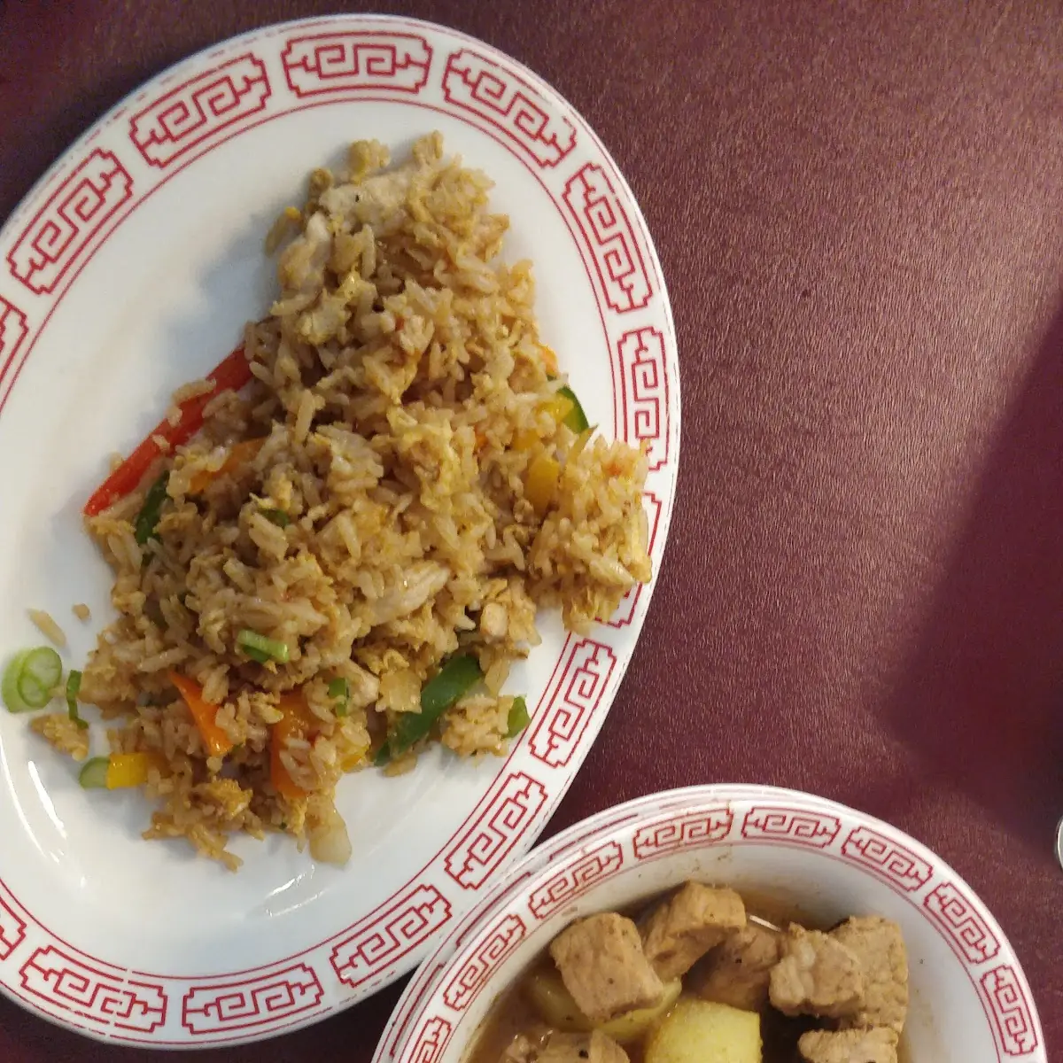 Chicken Fried Rice & Pork Adobo