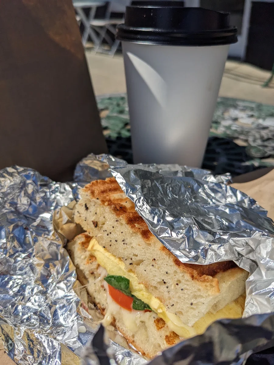 Spinach and Cheese Breakfast Sandwich