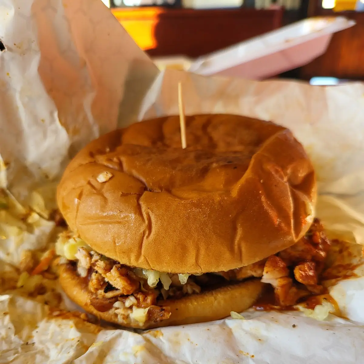 Pulled Chicken Sandwich