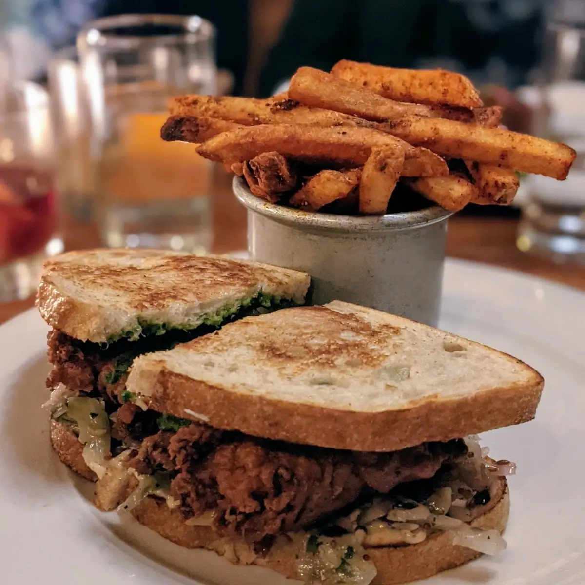 Tandoori Fried Chicken Sandwich