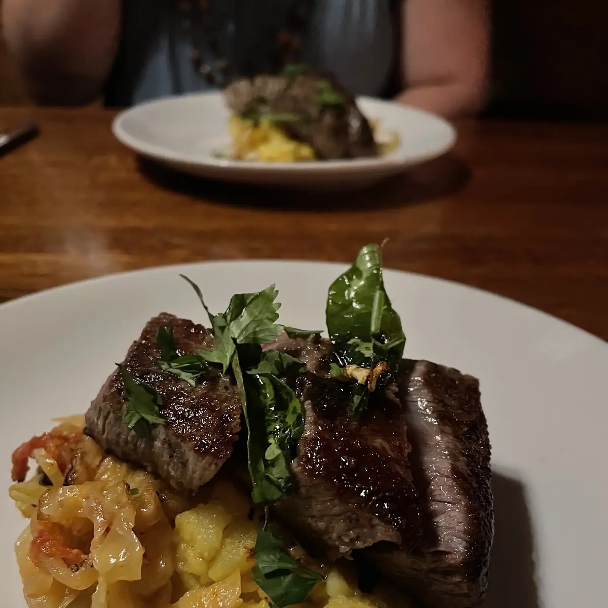 Tri Tip with Tumeric Mashed Potatoes