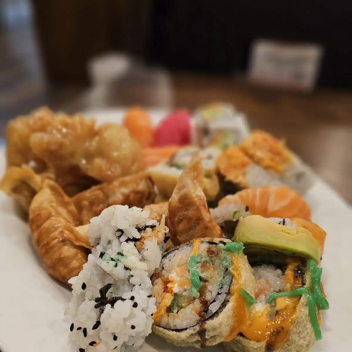 Buffet Sushi and Sashimi Combo