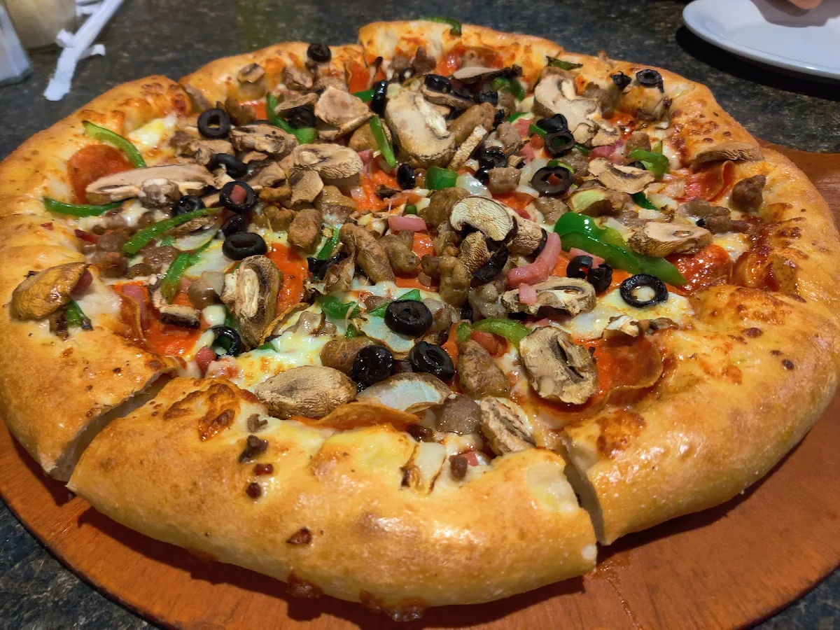 Stuffed Crust Supreme Pizza