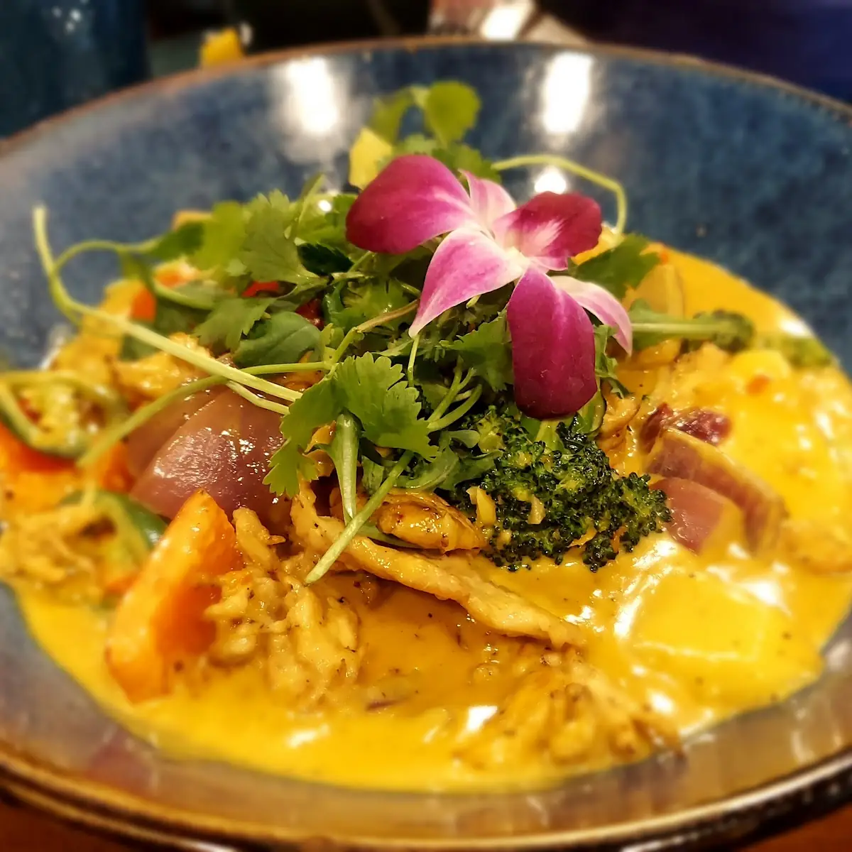 Curry Chicken Rice Plate