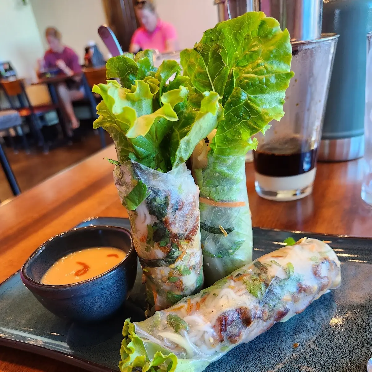 Grilled Pork Spring Rolls