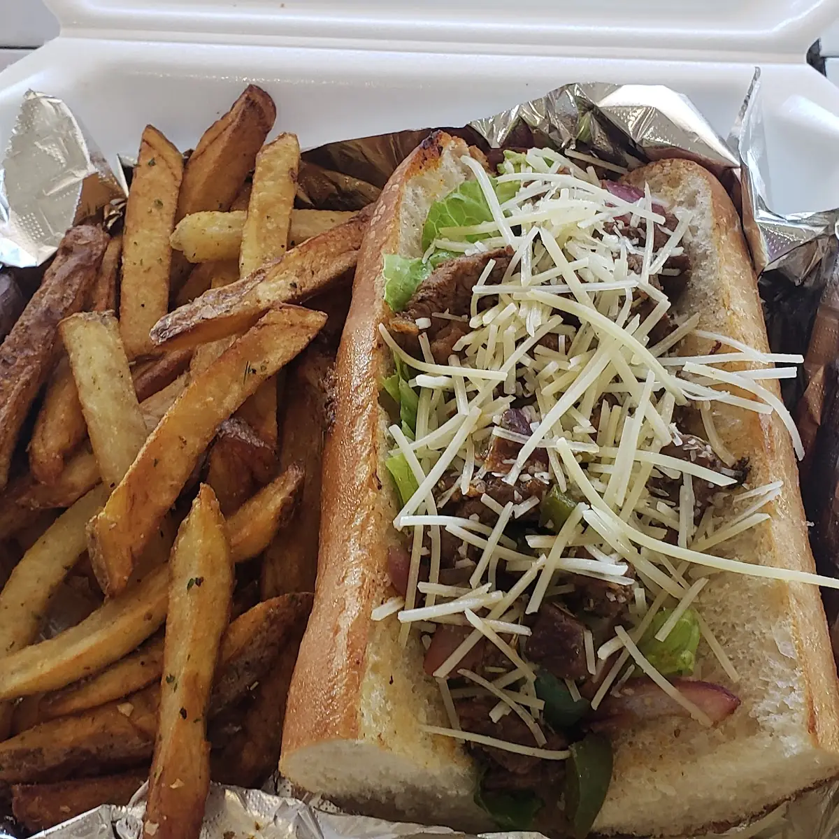 Philly Cheese Steak Sandwich