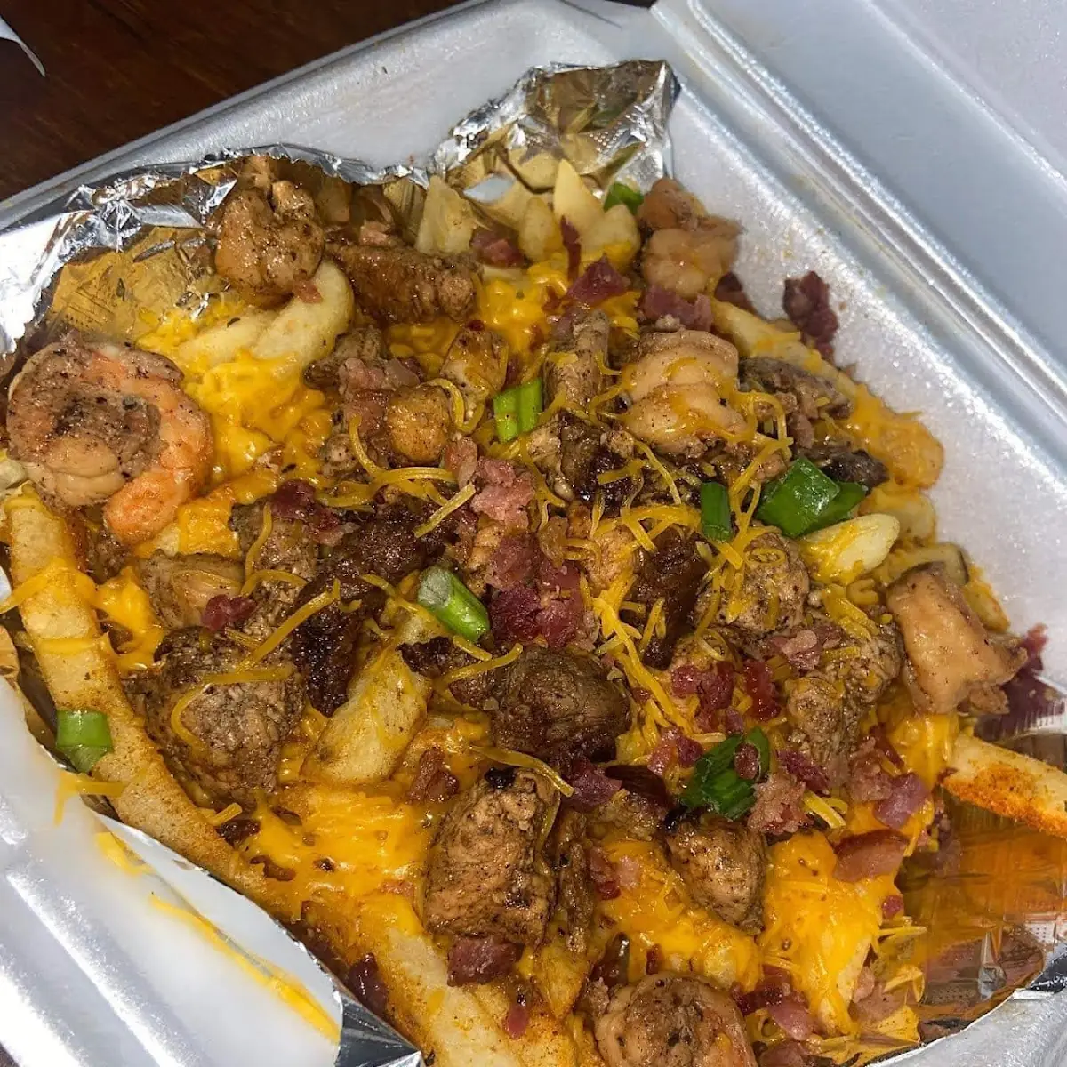 Seafood Loaded Fries