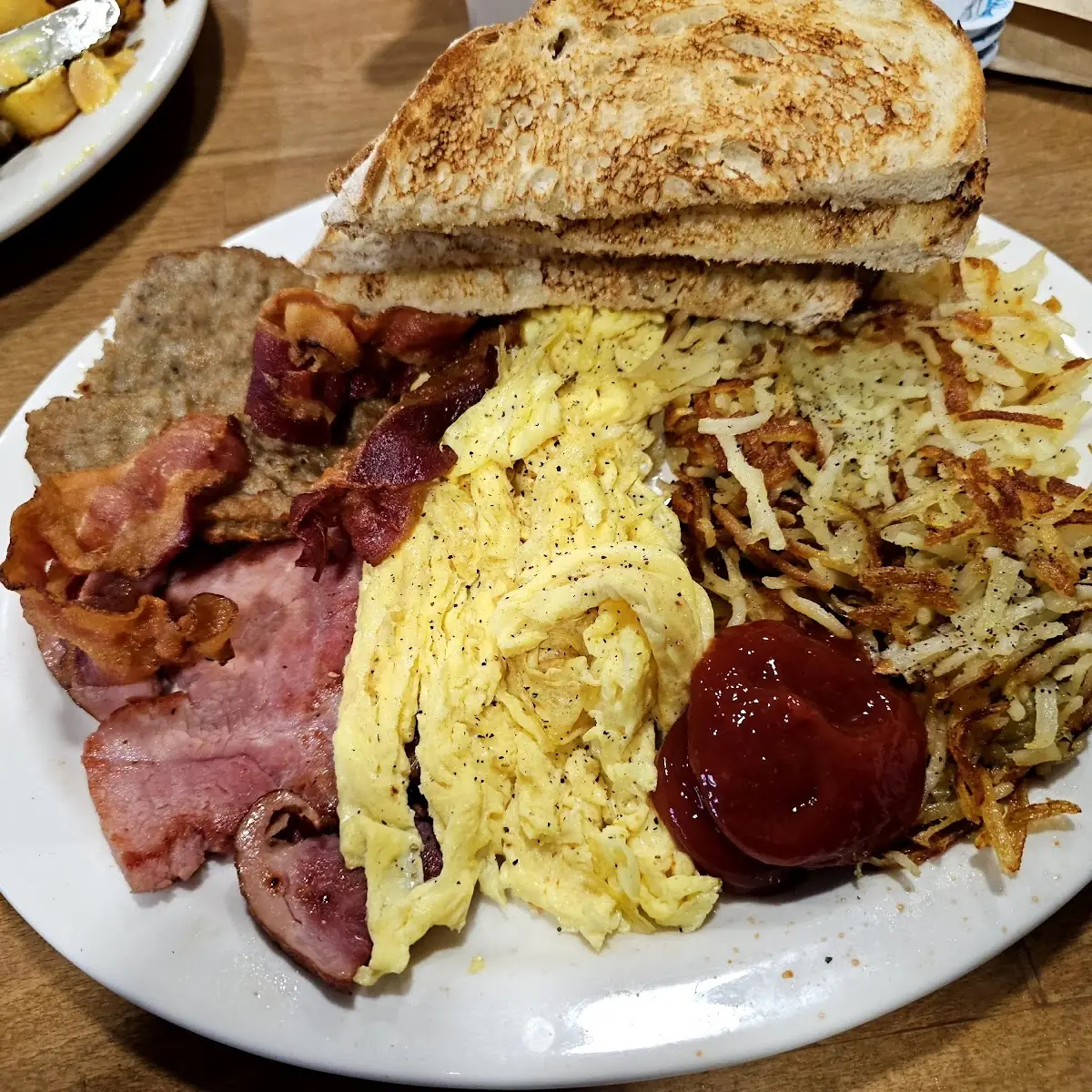 Crepes Bacon's Home Fries
