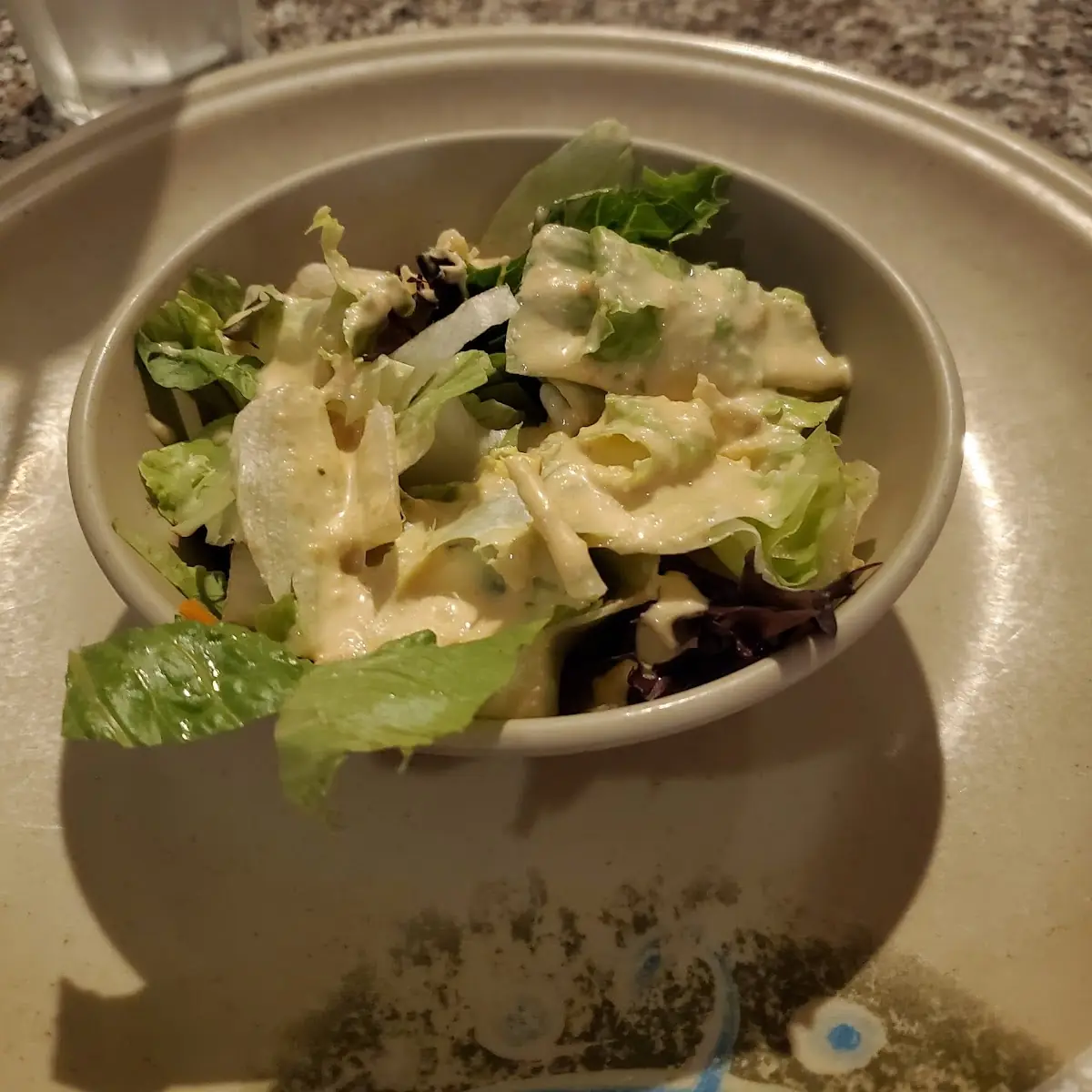 Salad with Ginger Dressing