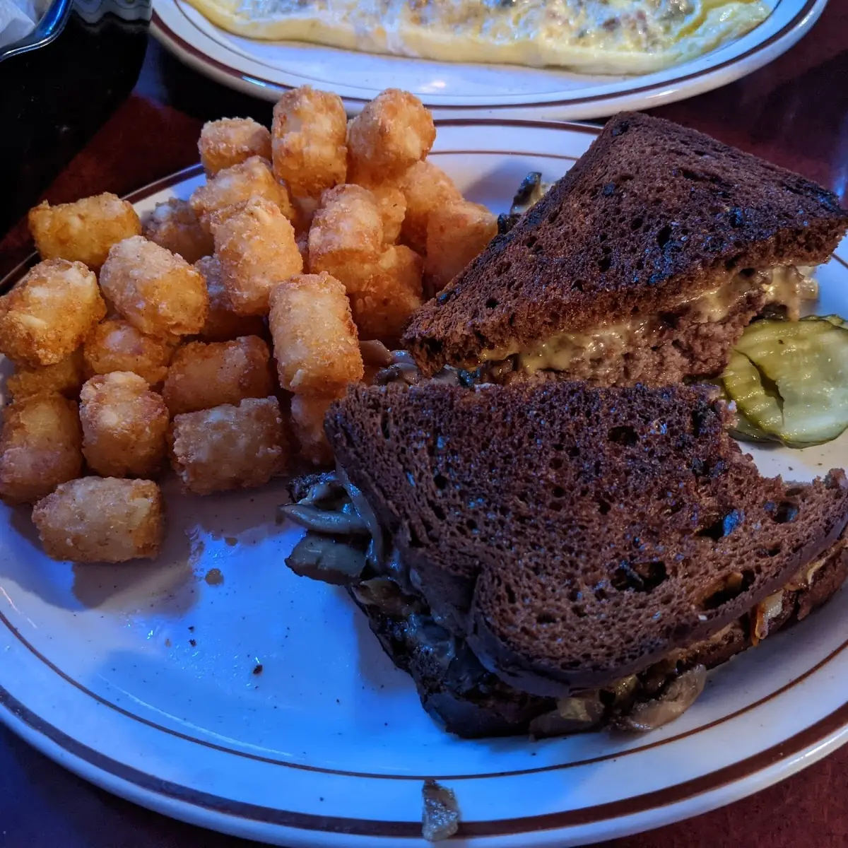 Patty Melt w Tots