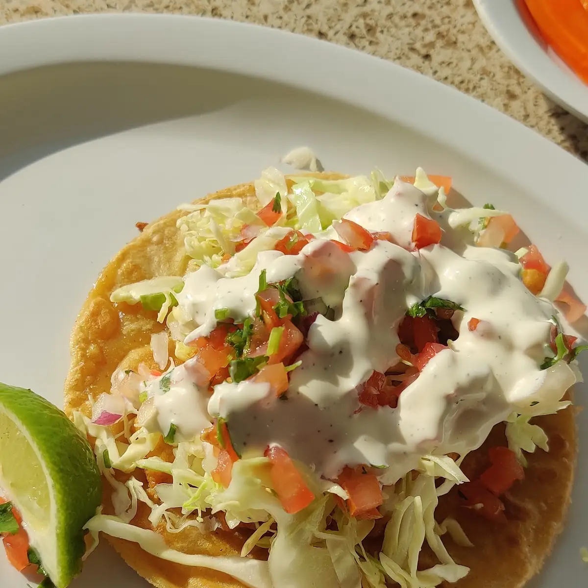 Tostada & Beef Taco