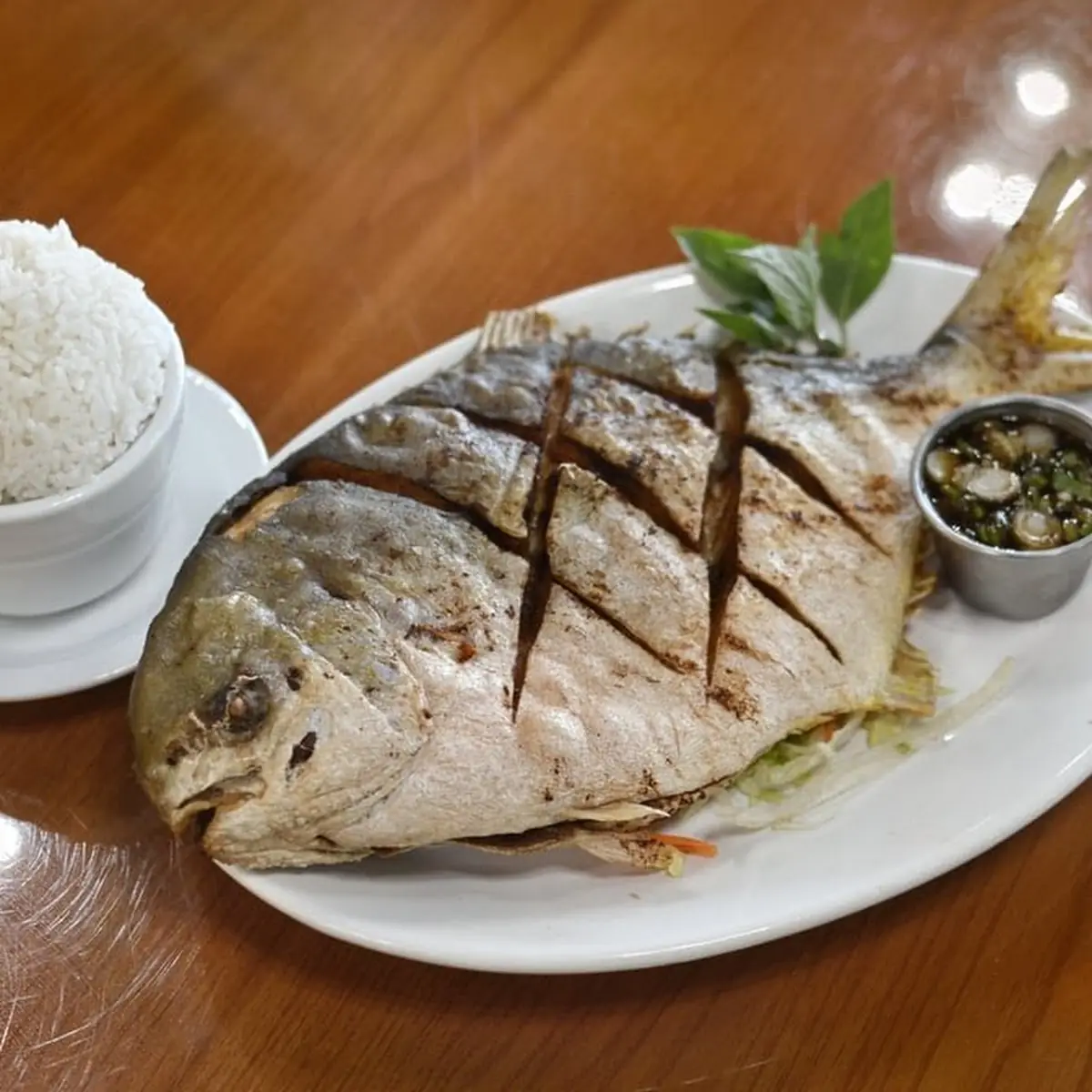 Deep Fried Pompano Fish
