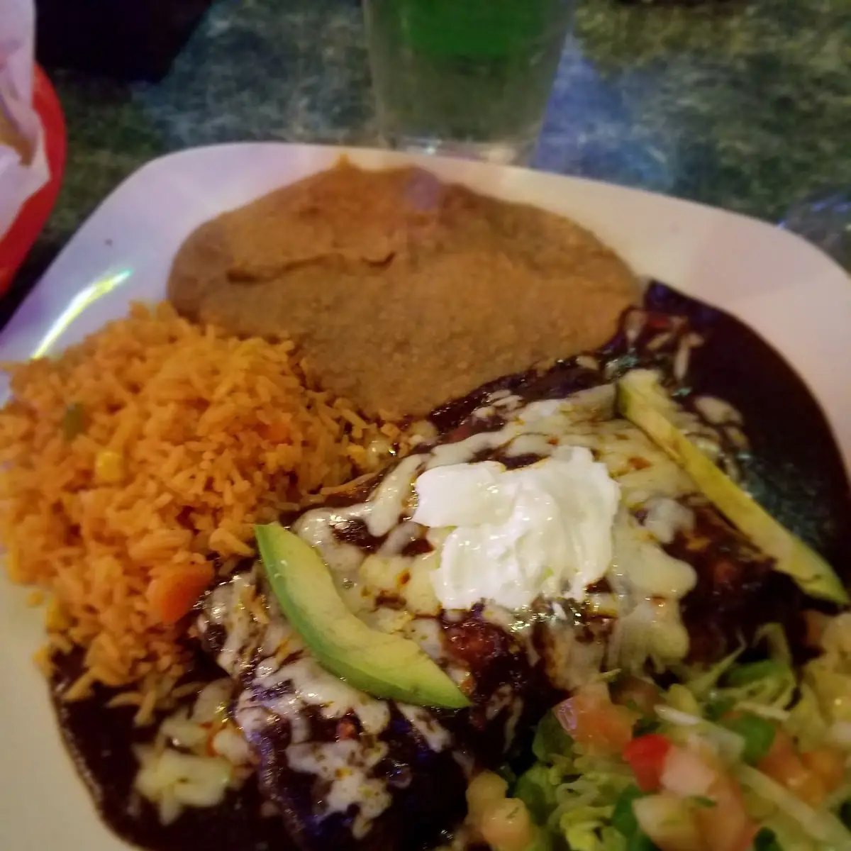 Mole Enchiladas
