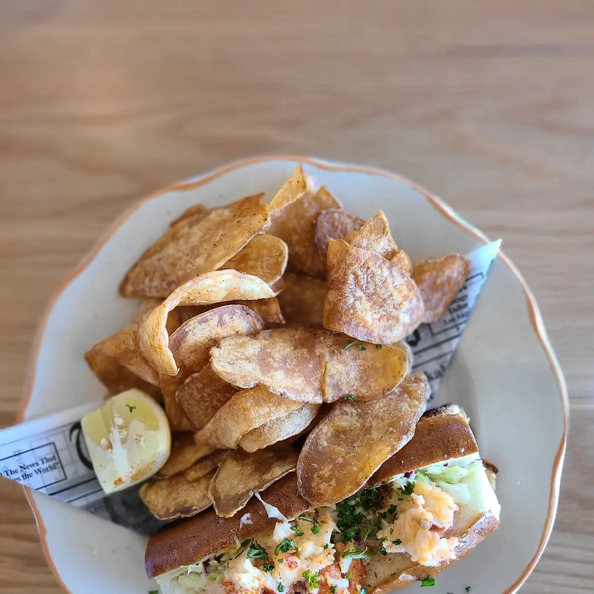 Picnic Style Lobster Roll