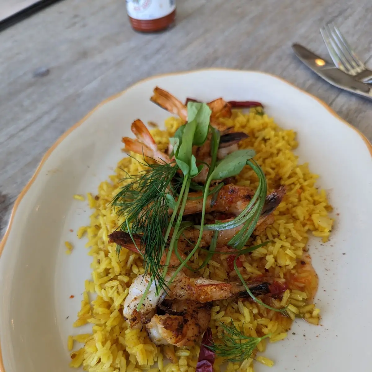 Tumeric Rice Sweet Chili Sauce