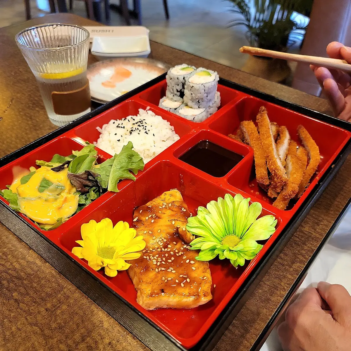 Teriyaki Salmon Bento Box