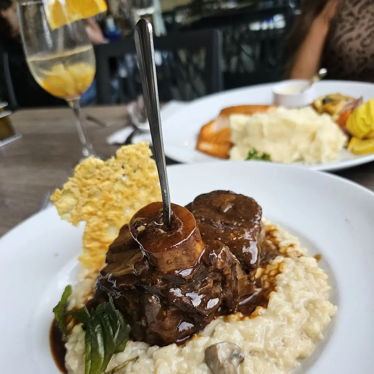 Beef Short Ribs with Risotto Parmesano