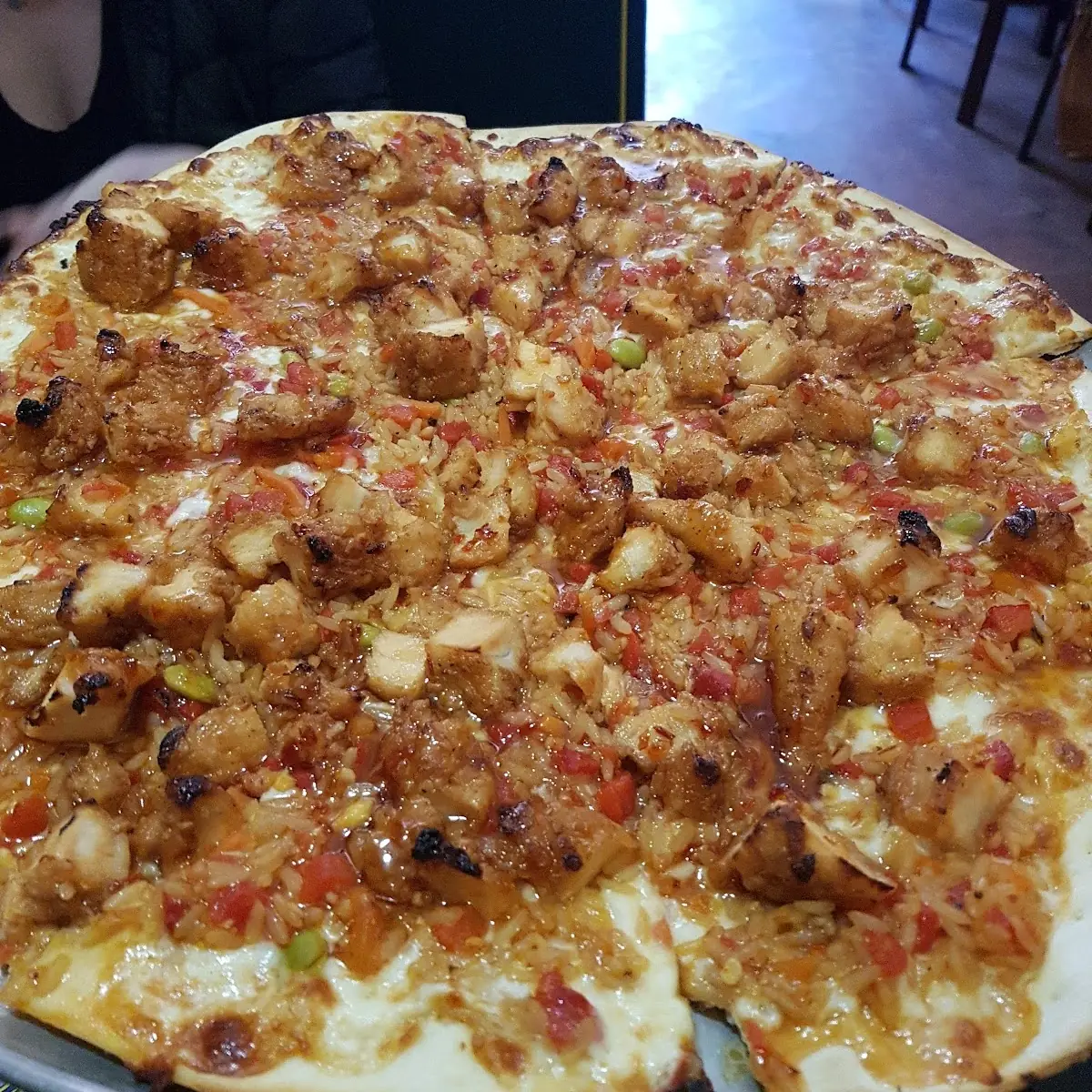 Orange Chicken Pizza